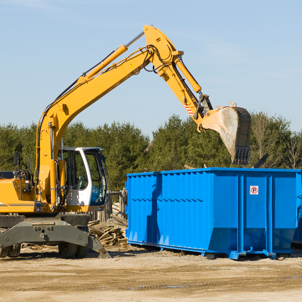 what are the rental fees for a residential dumpster in Pine MI